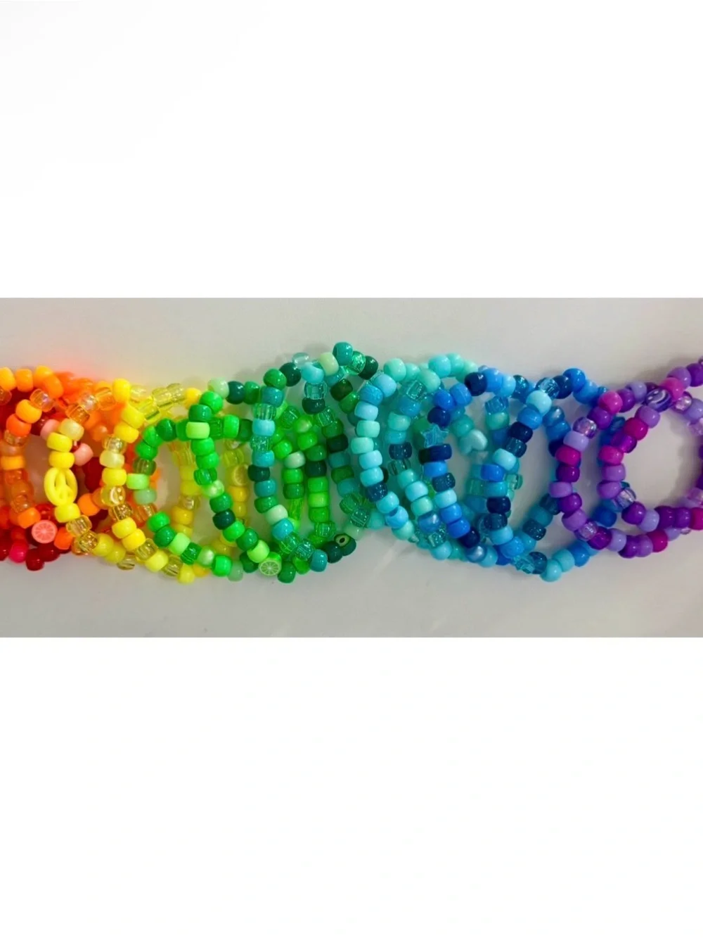 Kandi - Beaded Stretch Bracelet Sets -